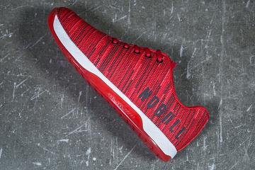 Red Nobull Red Linear Men's Trainers | CA Q1245M